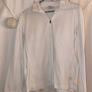 Columbia White Quarter Zip
